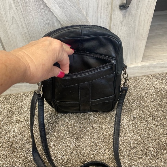 Leather Direct Men’s Messenger Army Travel Bag Crossbody - Picture 10 of 14